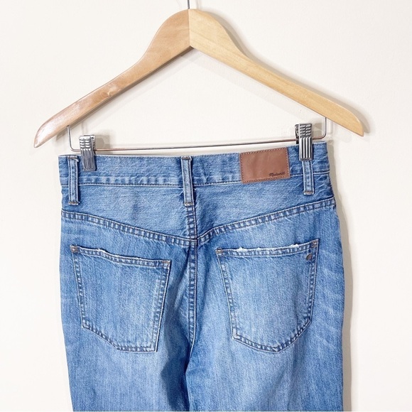 Madewell Napa Wash Distressed Rigid High-Rise Skinny Jeans Size 27 - Picture 6 of 10